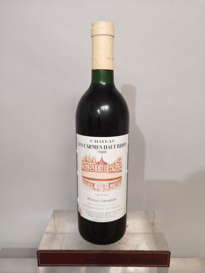1 bouteille de Château Les CARMES HAUT BRION...