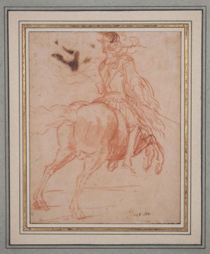 null Attributed to Antonio TEMPESTA (Florence 1555 - Rome 1630)
Rider from behind
Sanguine
Size:...