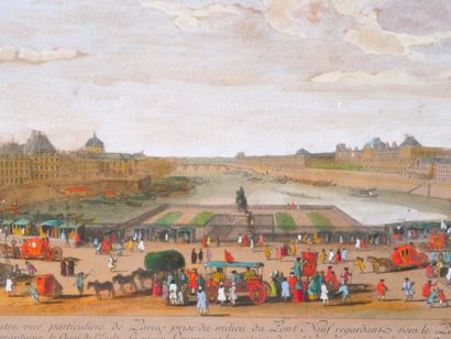 null D'après Jacques RIGAUD (1681? - 1754) 
« Autre vue particulière de Paris prise...