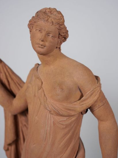 null DELAVILLE, Louis (1763-1841) :
Vénus à la conque et au triton
Et
Jeune femme...