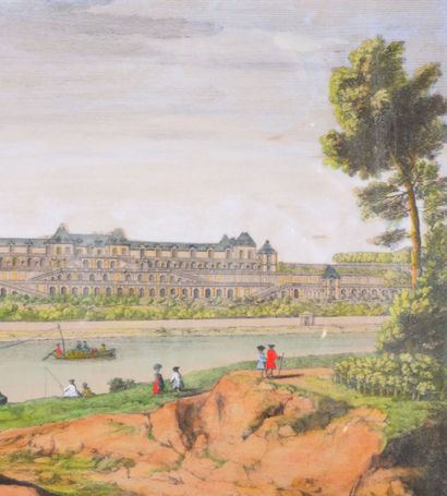 null D'après Jacques RIGAUD (1681? - 1754) 
« Vue du Château neuf de St Germain en...