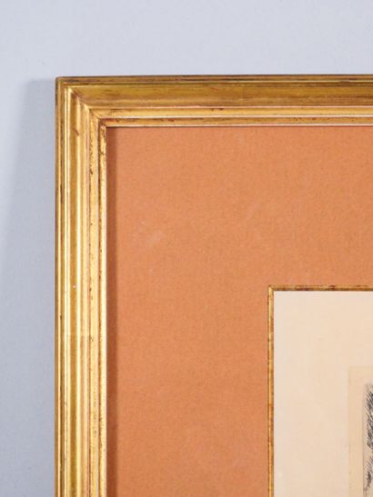 null André DUNOYER DE SEGONZAC (1884-1974)
Vue de Marly 
Gravure au burin sur papier...