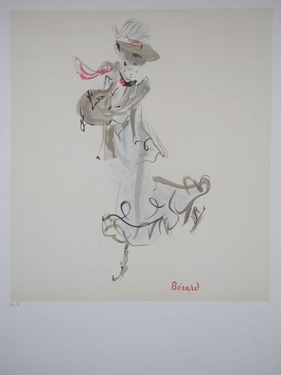 null Christian Jacques BERARD (1902-1949)
Danseuse
Gravure en couleur signée dans...