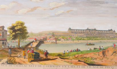 null D'après Jacques RIGAUD (1681? - 1754) 
« Vue du Château neuf de St Germain en...