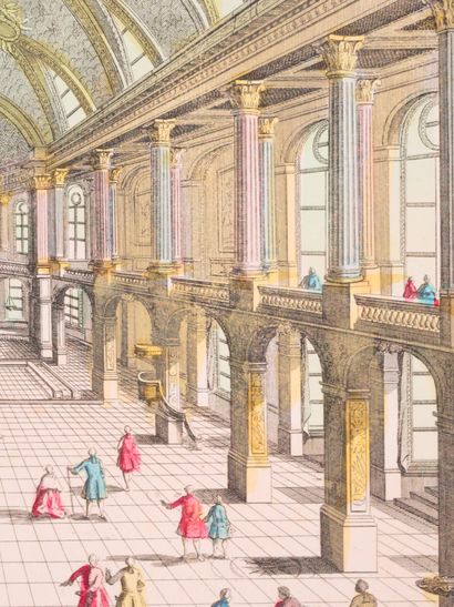 null « Vue perspective du dedans de la Chapelle Royale de Versailles » 
Vue d'optique...