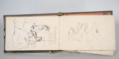 null Horace VERNET's entourage
Horace Vernet annotated sketchbook
Annotated on the...