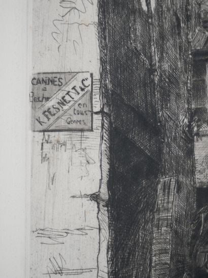 null Charles Jean FORGET (1886-1960)
Paris, passage Barbette 
Gravure sur papier...