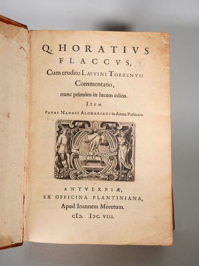 null [HORACE]
Q. Horatius Flaccus, Cum erudito Laevini Torrentii Commentario, nunc...