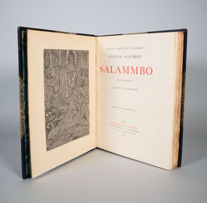 null FLAUBERT (Gustave).
Oeuvres Complètes Illustrées.
Salammbô, illustrations by...
