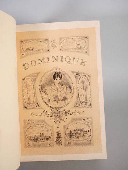 null FROMENTIN Eugène.
Dominique, illustré de soixante-quatorze pointes-sèches par...