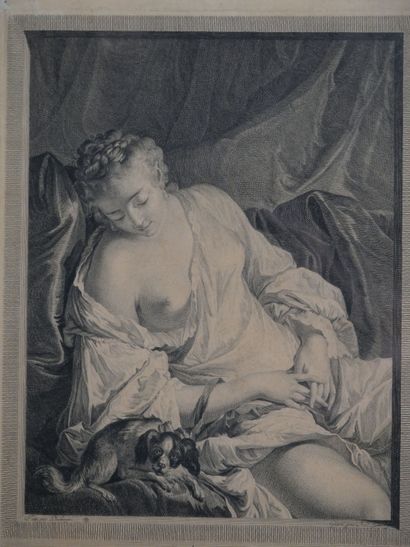 null Antoine-François HEMERY (1751-?), d'après Jean-Baptiste DESHAYS 
"La Fidélité...