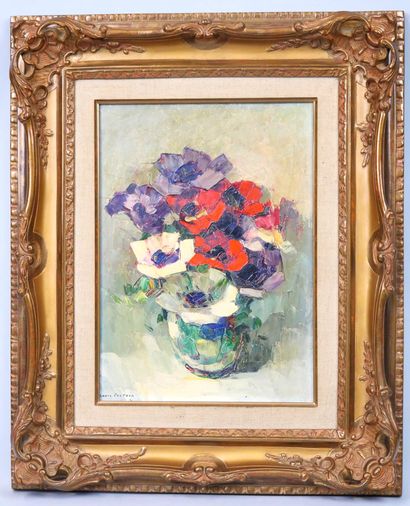 null Louis PASTOUR (1876-1948)
Nature morte au bouquet de fleurs
Huile sur panneau...