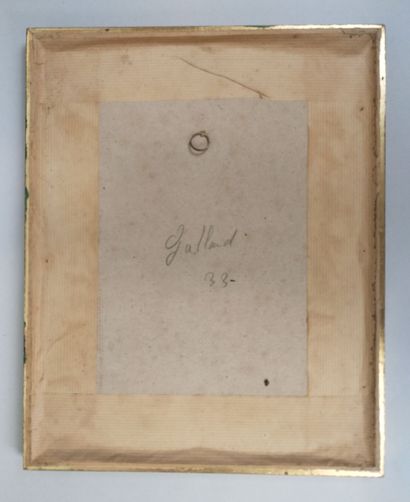 null Gilbert GALLAND (1870-1956)
Le Minaret
Aquarelle et fusain sur papier signé...