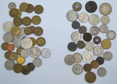 Ensemble de 152 Monnaies : Europe du Nord...