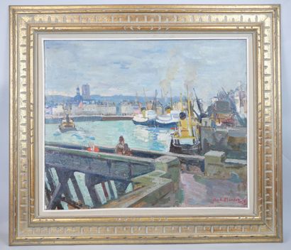 André PLANSON (1898-1981)
Le port de Dieppe
Huile...
