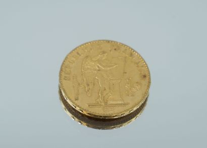null Set of 5 Gold Coins - France - Génie.
5-20 Francs 1848 A, 1875 A, 1876 A x 2...