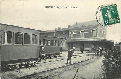 null 24 CARTES POSTALES TRAINS & TRAMS: Dépts 36 à 59. Dont" Roanne-Gare Cfdl (int+train),...