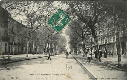 null 125 CARTES POSTALES MAINE ET LOIRE: La Ville d'Angers. Rues, Places, Boulevards,...