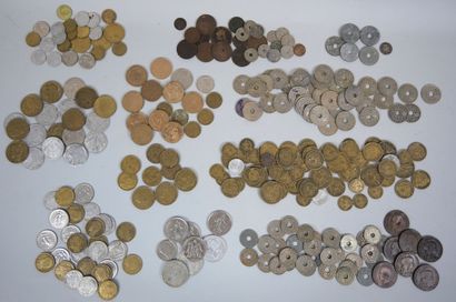 Monnaies France - Ensemble de 270 Monnaies.
Divers...