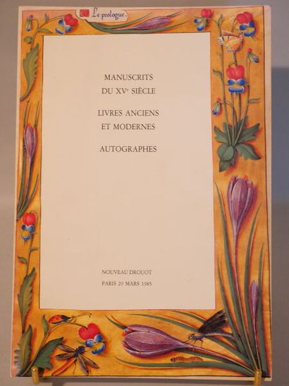 null [SALES CATALOGS]. Set of 12 Volumes.
Laurin-Guilloux-Buffetaud-Tailleur.
Manuscrits...