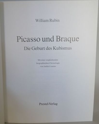 null [EXHIBITION CATALOGS]. Set of 3 Volumes.
Picasso und Braque, Die Geburt des...