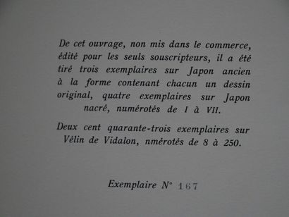 null RADIGUET Raymond.
Vers libres.
Nogent Au panier Fleuri, sd (1939), in-4 presented...