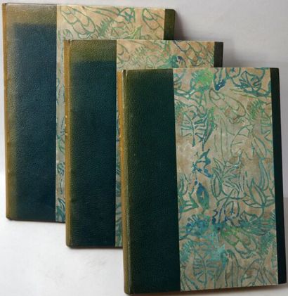 null SAINT-JOHN PERSE (Léger Alexis dit).
Set of 3 Volumes.
Amers, nrf Gallimard...