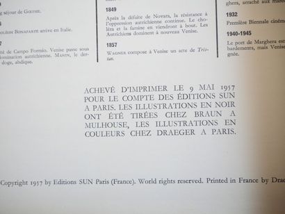 null [VENICE]. Set of 4 Volumes.
Roiter Fulvio - Venise à fleur d'eau, Éditions Clairefontaine...