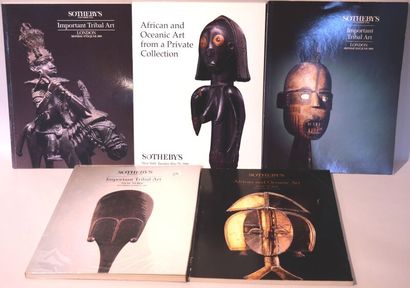 null [CATALOGUES DE VENTES]. set of 5 Catalogues.
Sotheby's. In-4, softbound with...