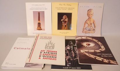 null [SALES CATALOGS]. Set of 7 Sales Catalogues.
Gros & Delettrez, Collection d'un...