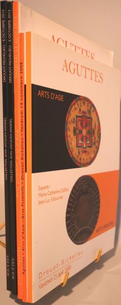 null [SALES CATALOGS]. Set of 5 Catalogues.
Aguttes.
Arts d'Asie-Arts Primitifs,...