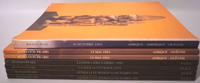 null [SALES CATALOGS]. Set of 7 Catalogues.
Jean-Louis Picard. In-8 (25.5cm), softcover...