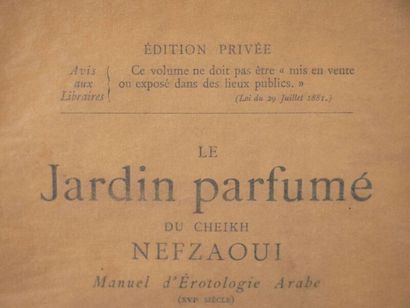 null [CURIOSA]
Le Jardin parfumé du Cheikh Nefzaoui, Manuel d'Érotologie Arabe (XVIe...
