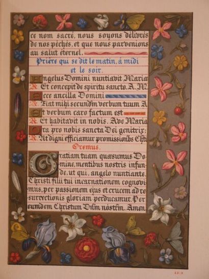 null [RELIGION].
Hours of the Middle Ages. Paris, Gruel-Engelmann, 1862. In-16 square,...