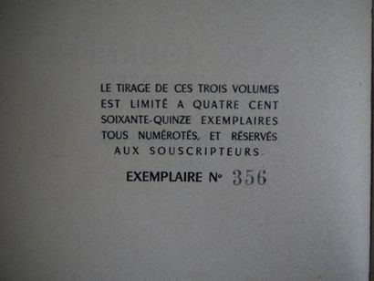 null SADE Marquis de. Set of 4 Volumes.
Les 120 Journées de Sodome ou L'École du...