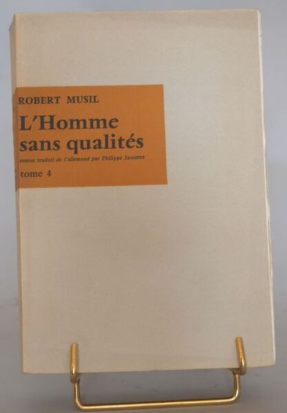 null MUSIL (Robert). Set of 4 Volumes.
L'Homme sans qualités, novel translated from...