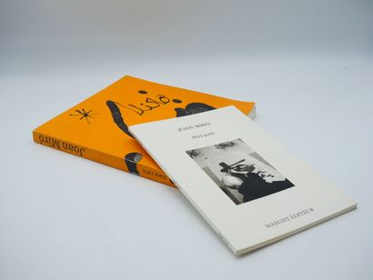 null [JOAN MIRO]. Ensemble de 2 Volumes.
Joan Miro, Miro Parle, Maeght Éditeur 2003,...