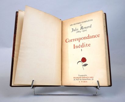 null RENARD Jules. Les Oeuvres Complètes. Ensemble de 17 Volumes.
Typographie François...