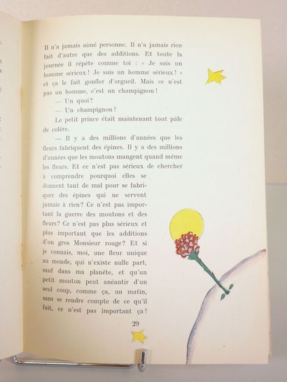 null SAINT-EXUPERY Antoine de.
Le Petit Prince, avec les dessins de l'auteur, nrf...