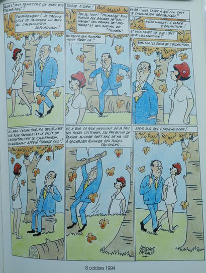 null AUTEURS CONTEMPORAINS : Caricatures et Humour. Ensemble de 7 Volumes.
Dadzu...