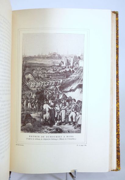 null CHUQUET ARTHUR, Dumouriez, Figures du Passé-Librairie Hachette 1914, in-8, demi-reliure...