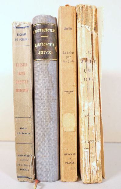null [JUDAICA]. Ensemble de 2 Volumes.
Édouard de Pomiane-Cuisine Juive Ghettos Modernes,...