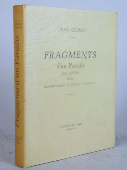 null GIONO (Jean) & FONTEINAS (Pierre).
Fragments d'un Paradis (les anges) - Poème....