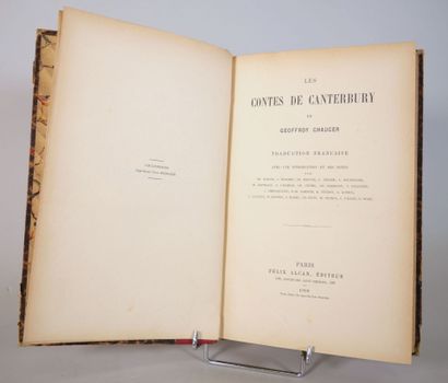 null [CONTES & DIVERS]. Ensemble de 4 Volumes.
Geoffroy Chaucer, Les Contes de Canterbury,...