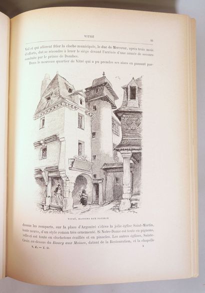 null ROBIDA. La Vieille France, texte, dessins et lithographies par Robida, Bretagne,...