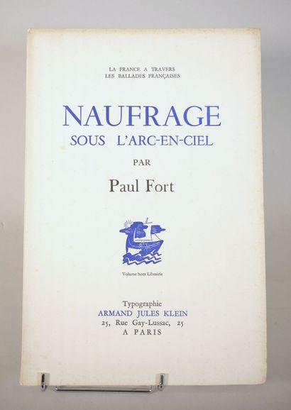 null FORT PAUL. Ensemble de 3 Volumes brochés.
La France à travers les Ballades Françaises.
Vol...