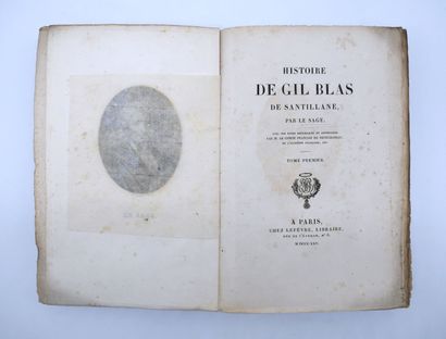 null COLLECTION DES CLASSIQUES FRANCOIS. Ensemble de 3 Volumes. 
Alain-René Lesage,...