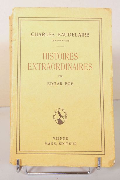 null [LITTERATURE]. Ensemble de 4 Volumes.
Reliés et Brochés, in-12.
Charles Baudelaire...