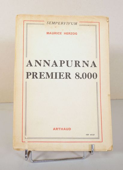 null HERZOG Maurice.
Annapurna Premier 8.000, Préface de Lucien Devies, Ouvrage orné...