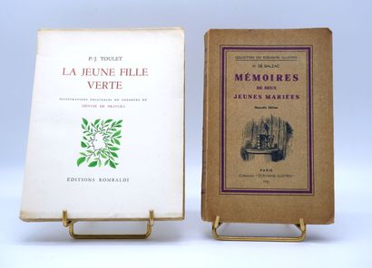 null [VARIA]. Ensemble de 2 Volumes.
*Honoré de Balzac, Mémoires de deux jeunes mariées,...